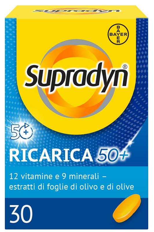 SUPRADYN RICARICA 50+ 30 COMPRESSE - pharmaluna
