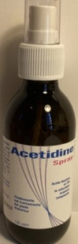 LOZIONE ALL'ACIDO ACETICO 2% IGIENIZZANTE ACETIDINE SPRAY DA125ML - pharmaluna