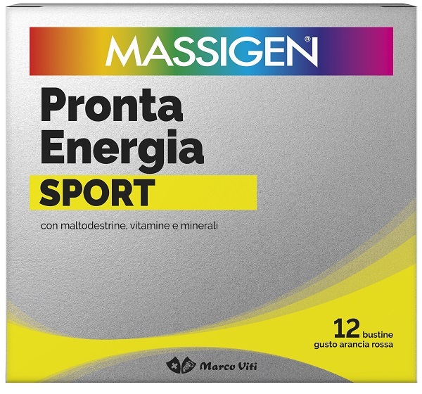 MASSIGEN SPORT PRONTA ENERGIA 12 BUSTINE - pharmaluna