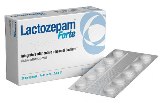 LACTOZEPAM FORTE 20 COMPRESSE - pharmaluna