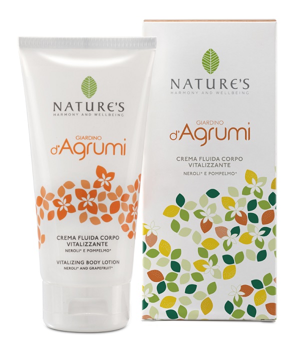 NATURE'S IL GIARDINO D'AGRUMI CREMA FLUIDA CORPO VITALIZZANTE 150 ML - pharmaluna