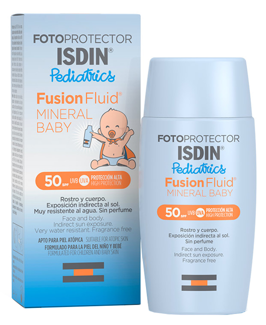 MINERAL BABY 50+ FOTOPROTECTOR PEDIATRICS 50 ML - pharmaluna