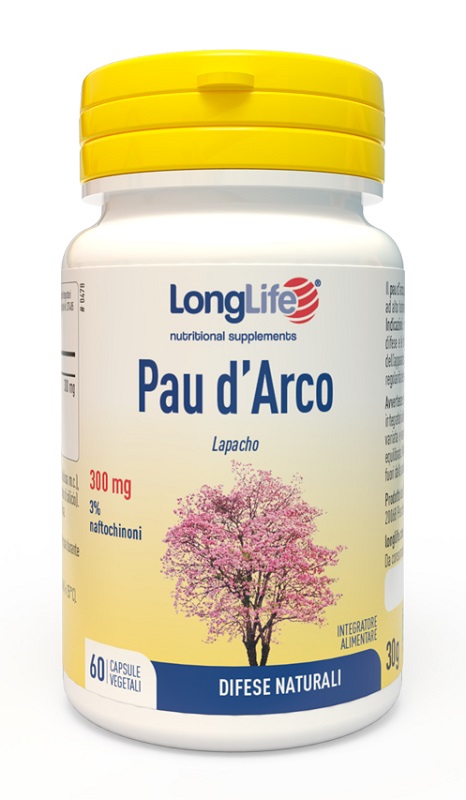 LONGLIFE PAU DARCO 60 CAPSULE VEGETALI - pharmaluna
