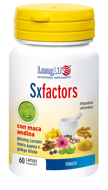 LONGLIFE SX FACTORS 60 CAPSULE VEGETALI - pharmaluna