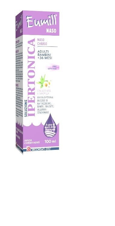 EUMILL NASO SPRAY SOLUZIONE IPERTONICA 100 ML - pharmaluna