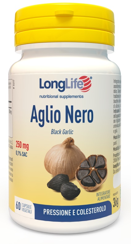 LONGLIFE AGLIO NERO 60 VEGICAPSULE - pharmaluna