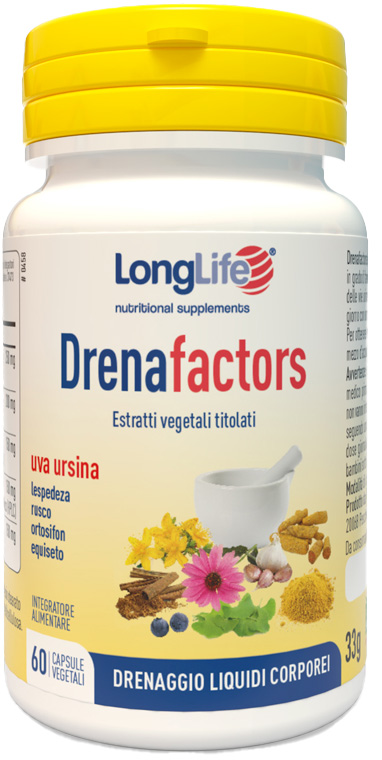 LONGLIFE DRENAFACTORS 60 CAPSULE - pharmaluna