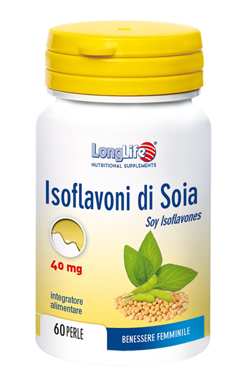 LONGLIFE ISOFLAVONI SOIA 60 PERLE - pharmaluna
