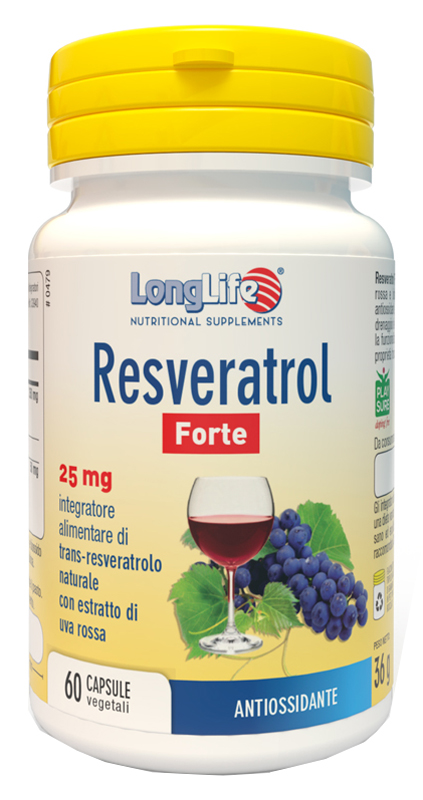 LONGLIFE RESVERATROL FORTE 60 CAPSULE - pharmaluna