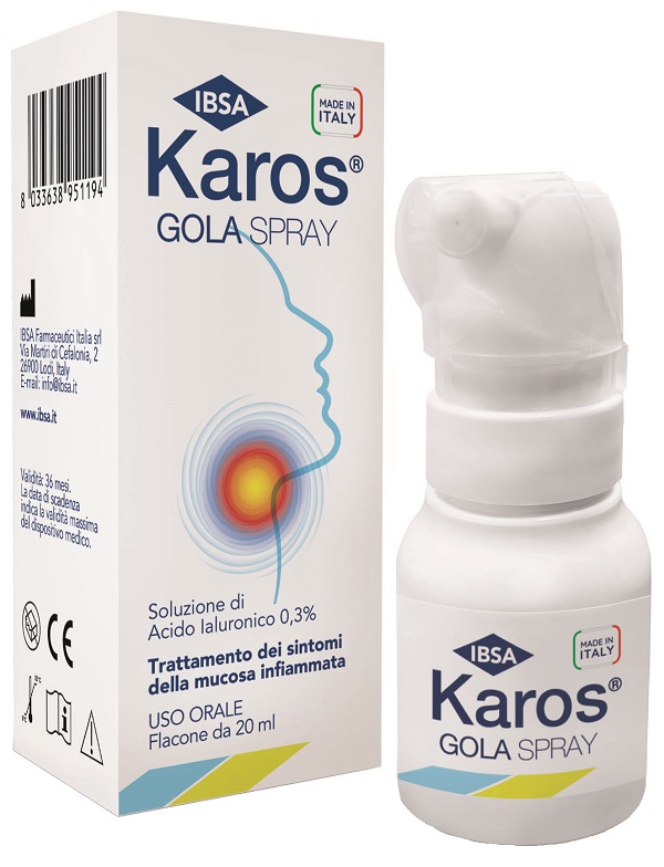 KAROS SPRAY ORALE 0,3% 20 ML - pharmaluna