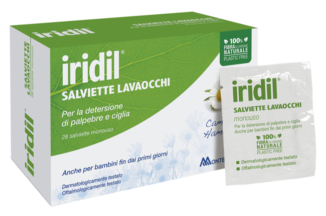 IRIDIL SALVIETTINE LAVAOCCHI 28 PEZZI - pharmaluna
