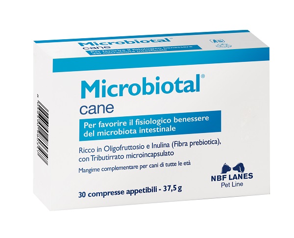 MICROBIOTAL CANE BLISTER 30 COMPRESSE APPETIBILI - pharmaluna