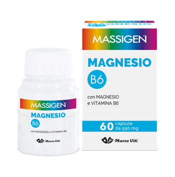 MASSIGEN MAGNESIO B6 60 CAPSULE - pharmaluna
