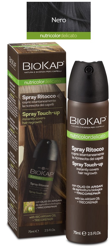 BIOS LINE BIOKAP NUTRICDEL SPRAY RITOCCO NERO 75 ML - pharmaluna