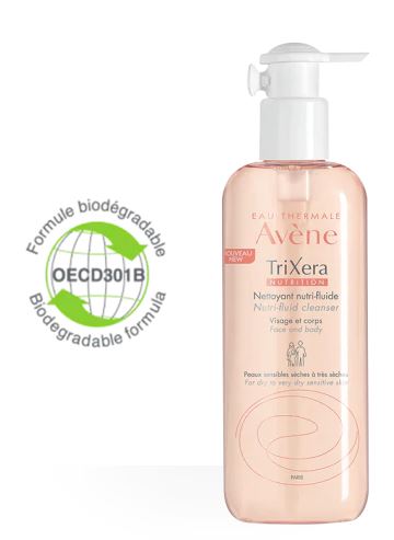 EAU THERMALE AVENE TRIXERA NUTRITION DETERGENTE NUTRI-FLUIDO 400 ML - pharmaluna