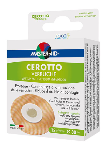 CEROTTO VERRUCHE MASTER-AID FOOT CARE 12 PEZZI - pharmaluna