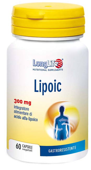 LONGLIFE LIPOIC 60 CAPSULE VEGETALI - pharmaluna