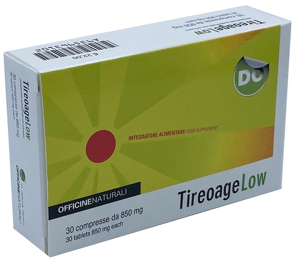 TIREOAGE LOW 30 COMPRESSE 850 MG - pharmaluna
