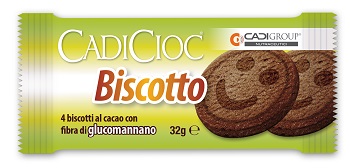 CADICIOC BISCOTTO CACAO 4 PEZZI 8 G - pharmaluna