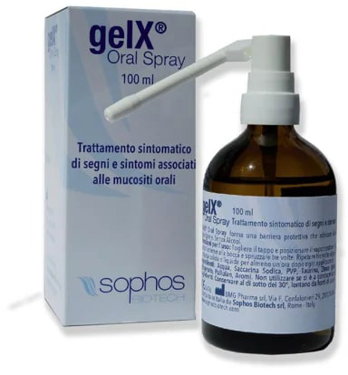 GEL SPRAY ORALE PER TRATTAMENTO SINTOMATICO SEGNI E SINTOMI ASSOCIATI ALLE MUCOSITI ORALI - pharmaluna