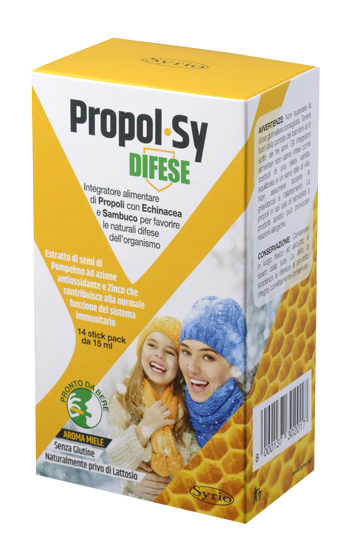 PROPOL SY DIFESE SYR 14 PEZZI 210 ML - pharmaluna