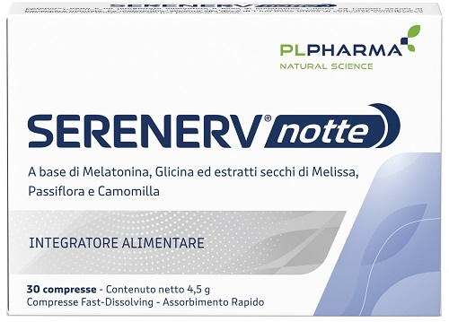 SERENERV NOTTE 40 COMPRESSE 0,8 MG - pharmaluna