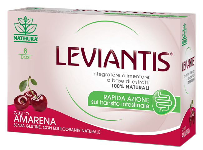 LEVIANTIS SENZA GLUTINE GUSTO AMARENA 8 DOSI / 16 BUSTE - pharmaluna