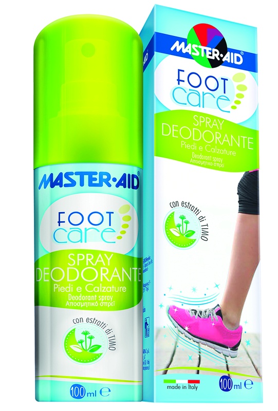 MASTER-AID FOOT CARE SPRAY DEODORANTE 100 ML - pharmaluna