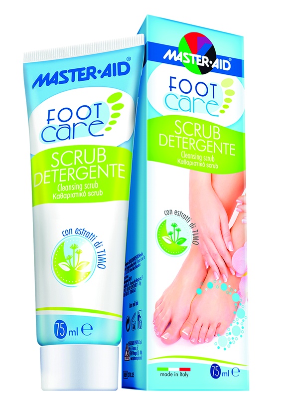 MASTER-AID FOOTCARE DETERGENTE SCRUB PER PIEDI 75 ML L4 - pharmaluna