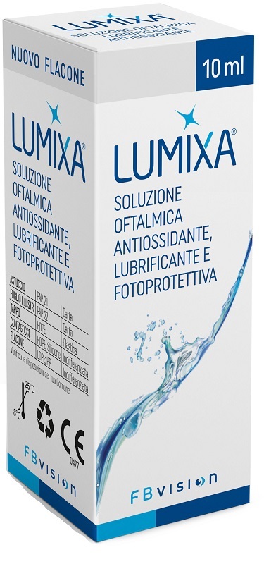 LUMIXA SOLUZIONE OFTALMICA LUBRIFICANTE ANTIOSSIDANTE 10 ML - pharmaluna