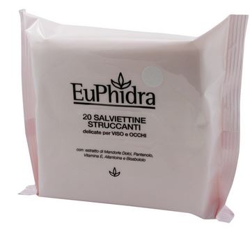 EUPHIDRA SALVIETTINE STRUCCANTI 20 PEZZI - pharmaluna