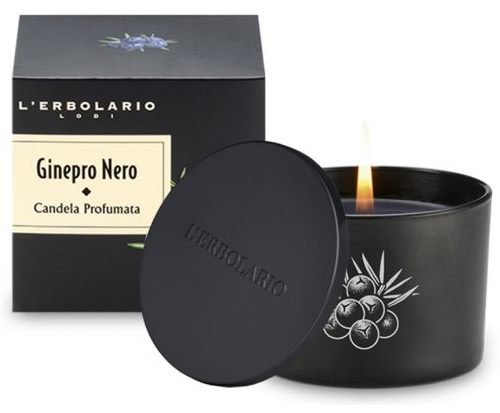 GINEPRO NERO CANDELA CON COPERCHIO EDIZIONE LIMITATA 28 ORE - pharmaluna