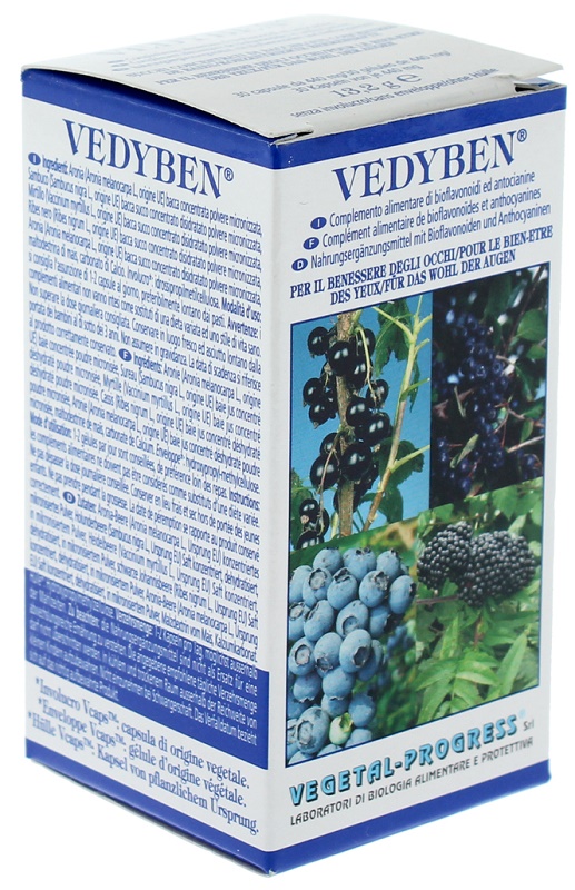 VEDYBEN SUCCO CONCENTRATO BACCHE 30 CAPSULE - pharmaluna