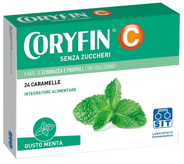 CORYFIN C SENZA ZUCCHERO MENTOLO 48 G - pharmaluna