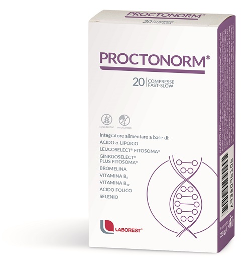 PROCTONORM 20 COMPRESSE - pharmaluna