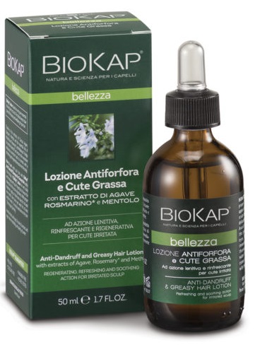 BIOKAP LOZIONE ANTIFORFORA E CUTE GRASSA 50 ML - pharmaluna