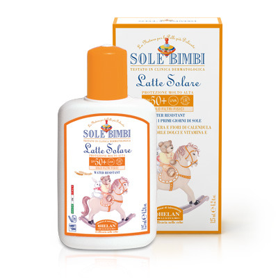 SOLE BIMBI LATTE SOLARE SPF50+ 125 ML - pharmaluna