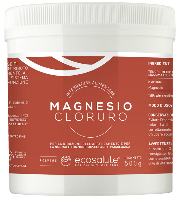 MAGNESIO CLORURO POLVERE 500 G - pharmaluna