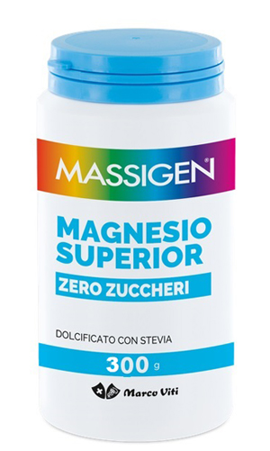 MASSIGEN MAGNESIO SUPERIOR ZERO ZUCCHERI 300 G - pharmaluna