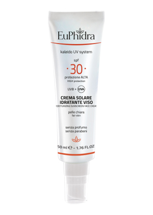 EUPHIDRA KALEIDO UV SYSTEM CREMA SOLARE VISO 30 - pharmaluna