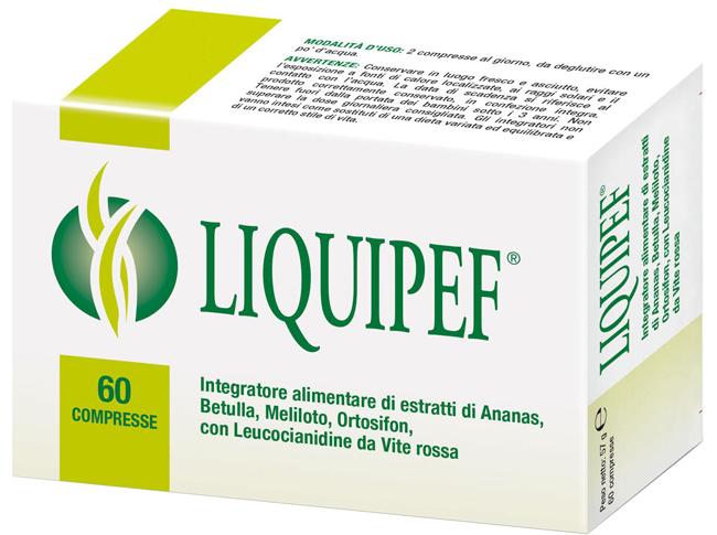 LIQUIPEF 60 COMPRESSE - pharmaluna