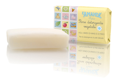 L'AMANDE ENFANT PANE DETERGENTE VEGETALE 100 G - pharmaluna