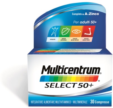 MULTICENTRUM SELECT 50+ 30 COMPRESSE - pharmaluna