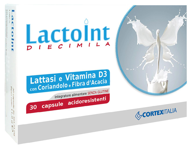 LACTOINT DIECIMILA 30 CAPSULE ACIDORESISTENTI SENZA GLUTINE - pharmaluna