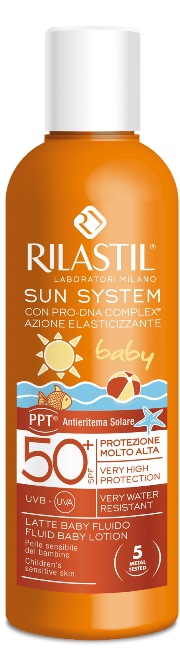 RILASTIL SUN SYSTEM PPT 50+ BABY FLUIDO 50 ML - pharmaluna