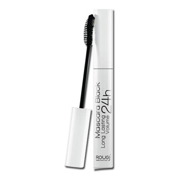 ROUGJ MASCARA BLACK 24H LONG LASTING 10 ML - pharmaluna
