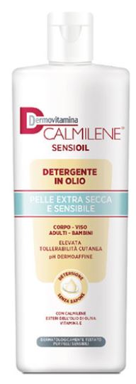 DERMOVITAMINA CALMILENE SENSIOIL DETERGENTE IN OLIO SENZA SAPONE PER PELLE EXTRA SECCA E SENSIBILE 500 ML - pharmaluna