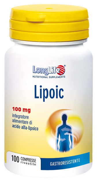 LONGLIFE LIPOIC 100 MG 100 CAPSULE - pharmaluna