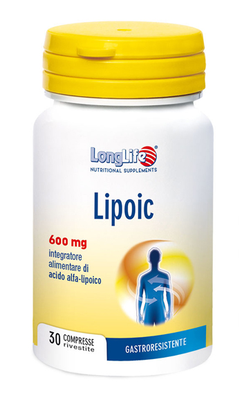 LONGLIFE LIPOIC 600 MG 30 COMPRESSE RIVESTITE DA 870 MG - pharmaluna