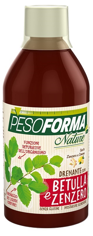 PESOFORMA NATURE DRENANTE BETULLA E ZENZERO 500 ML - pharmaluna